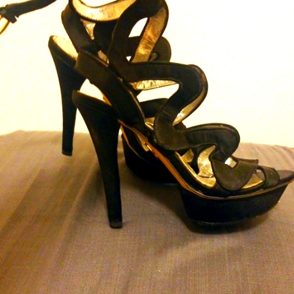 BEBE Platform High Heels